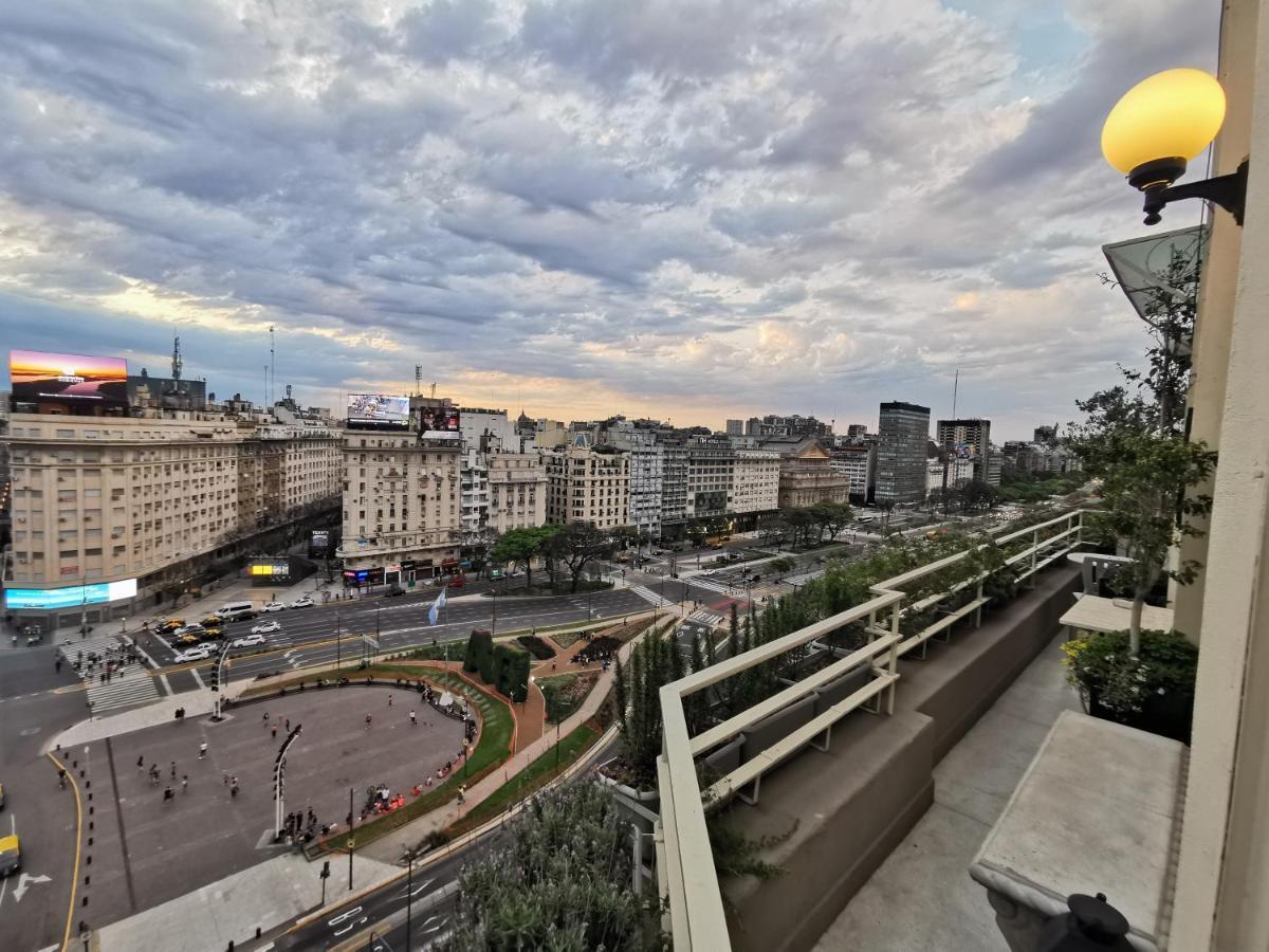 Penthouse Frente Al Obelisco Con Terraza Buenos Aires Exterior photo