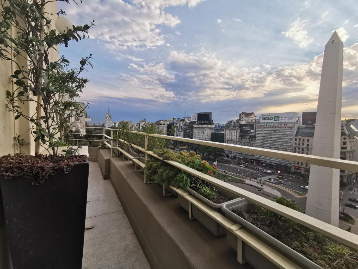Penthouse Frente Al Obelisco Con Terraza Buenos Aires Exterior photo