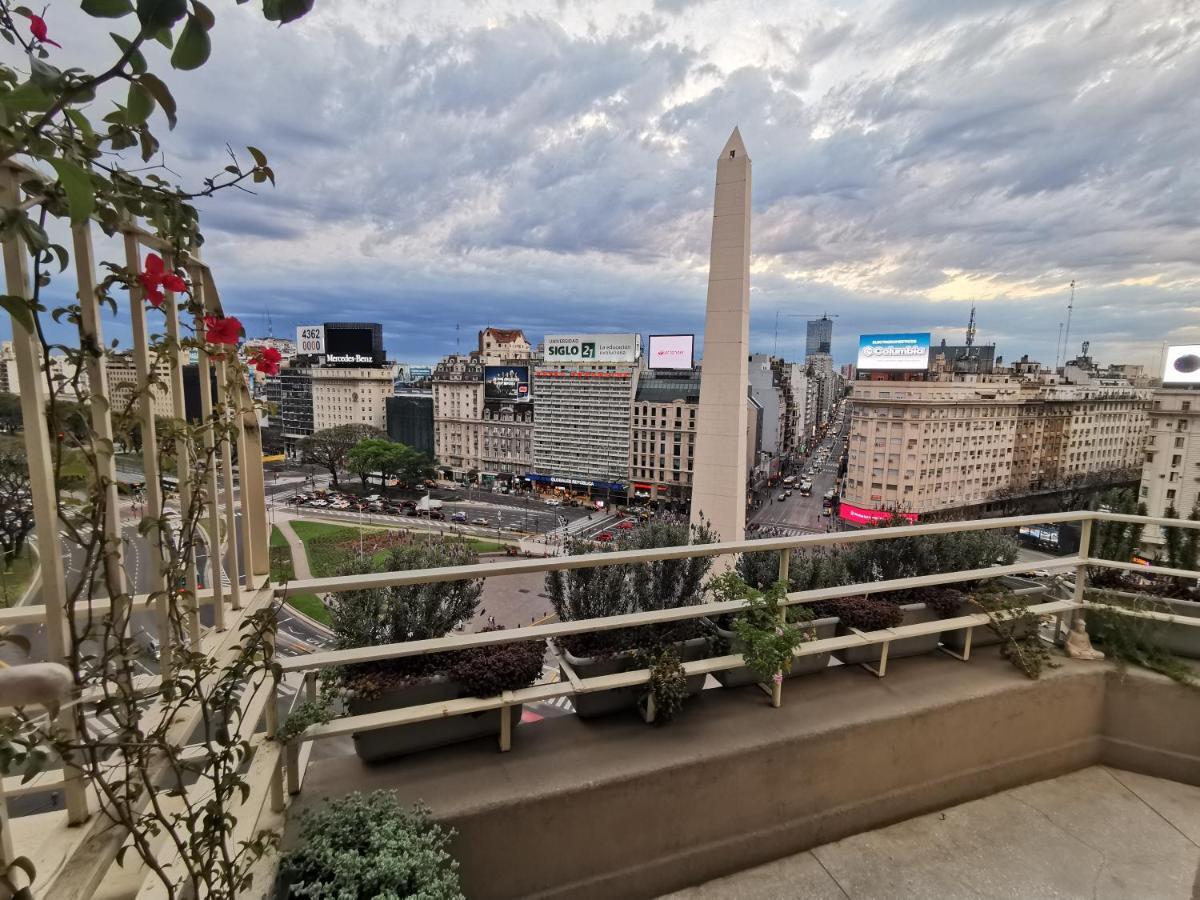 Penthouse Frente Al Obelisco Con Terraza Buenos Aires Exterior photo